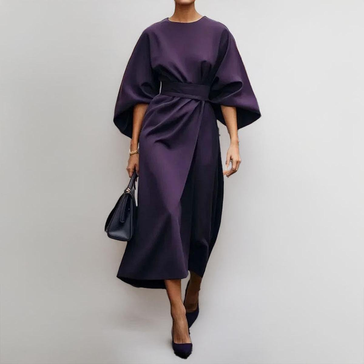 Silvia | Maxi Abito con Manica Kimono