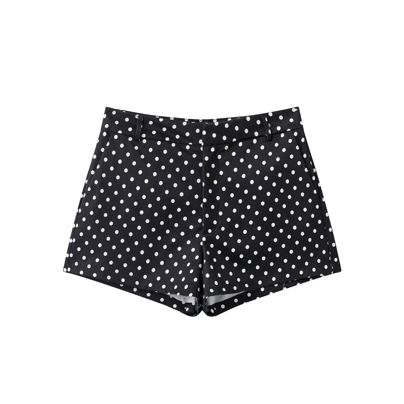 Giacca dolcevita a maniche lunghe con stampa a pois (+ pantaloncini in omaggio)