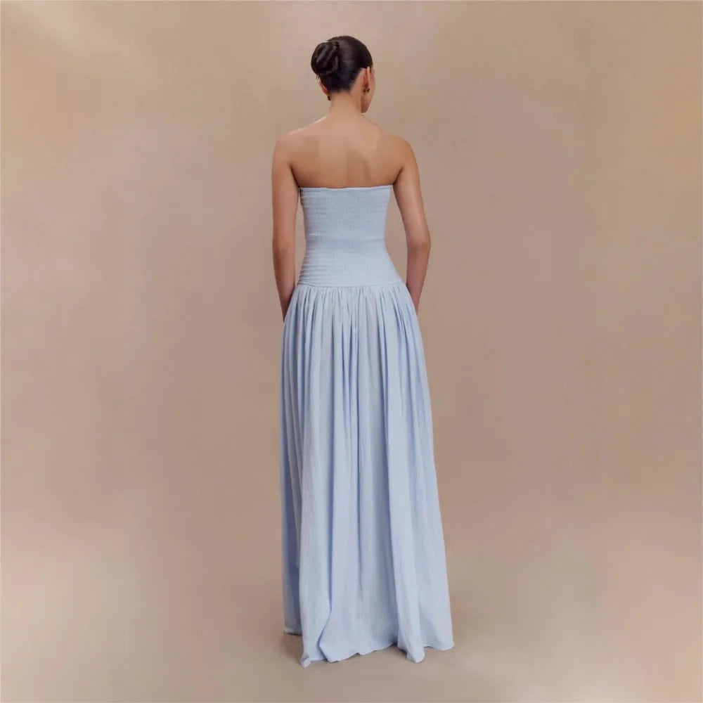Abito da sera tubino senza schienale slim fit