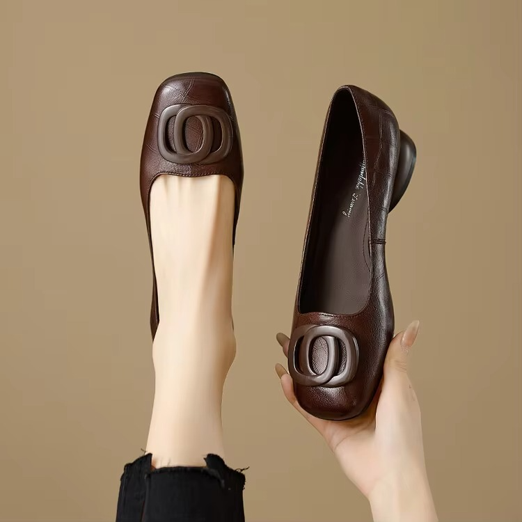 Ballerine Opium in Pelle