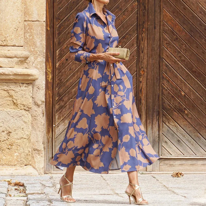 Zenova™ Angelia | Elegant klänning med V-ringning