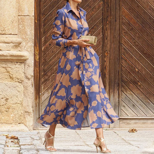 Zenova™ Angelia | Elegant klänning med V-ringning