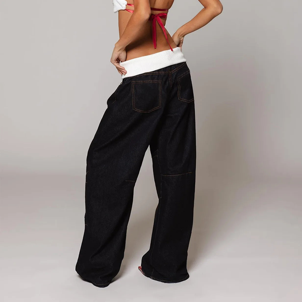 Vice Baggy Jeans Jeans di denim