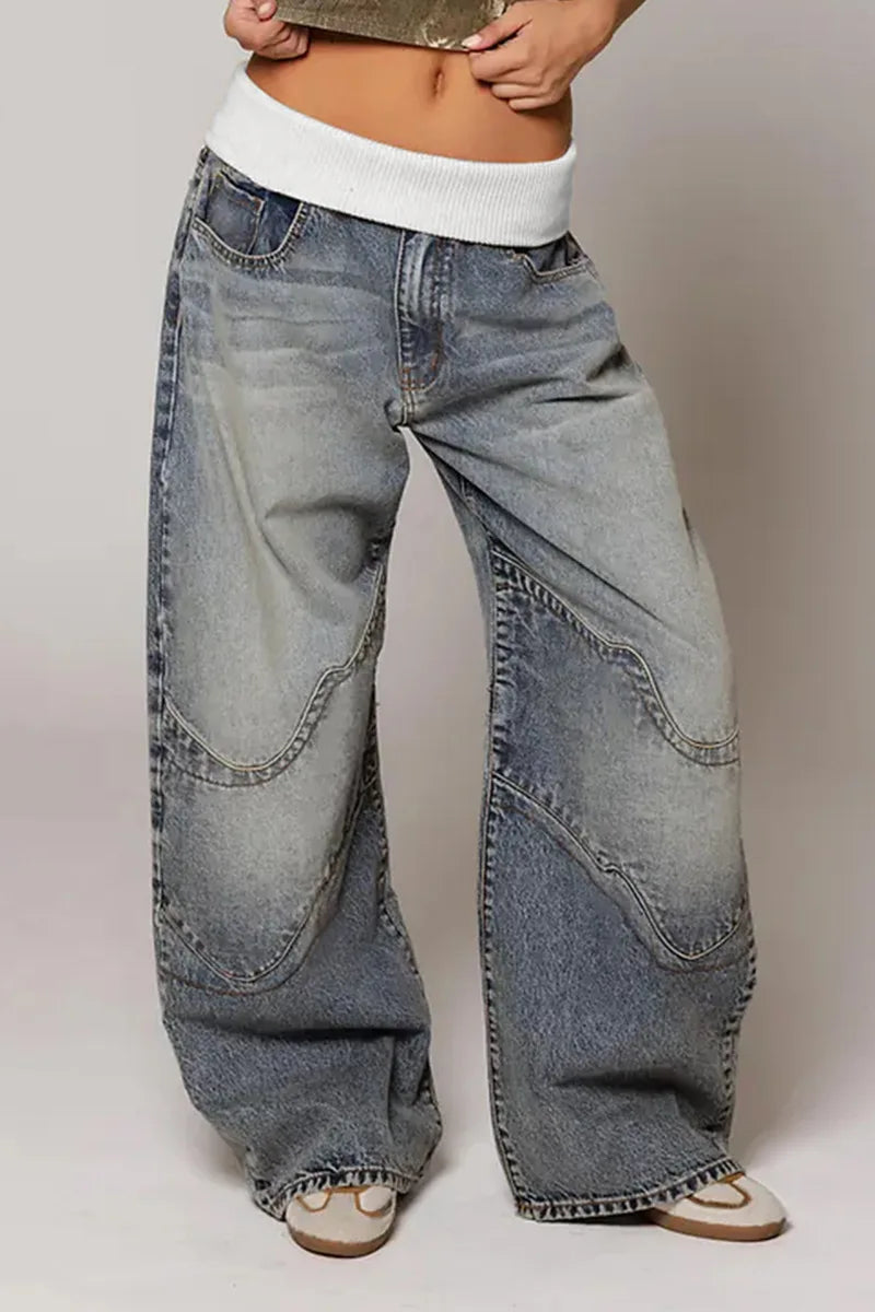 Vice Baggy Jeans Jeans di denim