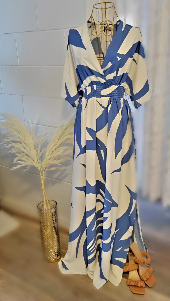 Zenova™ Grace | Grecia Klänning - 3/4 med ärmar