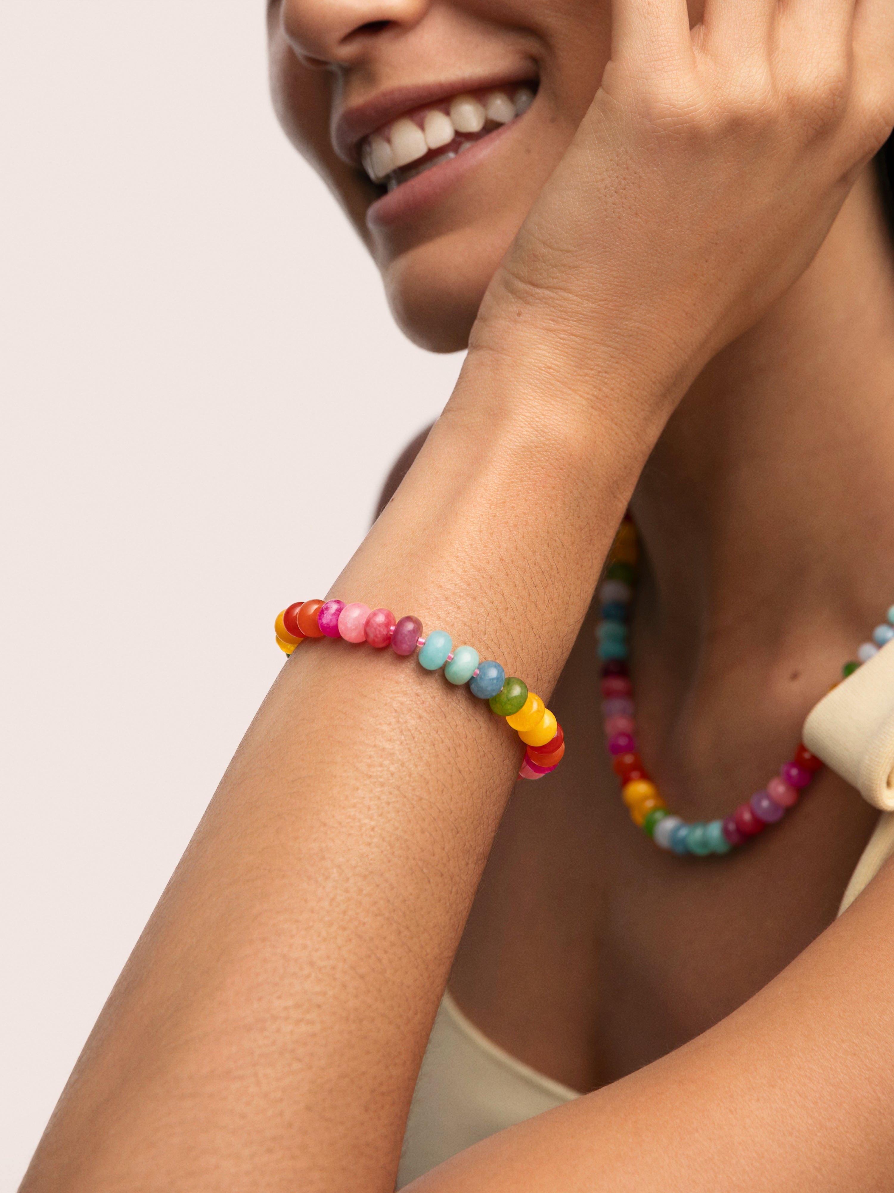 Bloom Stones armband guldpläterat stål | Zenova™