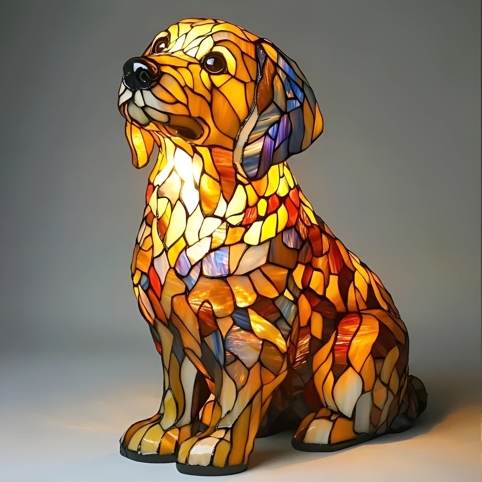 Animal Glow™ | Lampada in vetro colorato fatta a mano