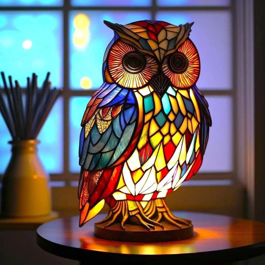 Animal Glow™ | Lampada in Vetro Dipinto a Mano