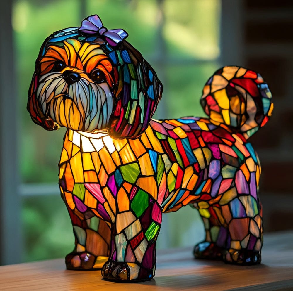 Animal Glow™ | Lampada Tiffany artigianale