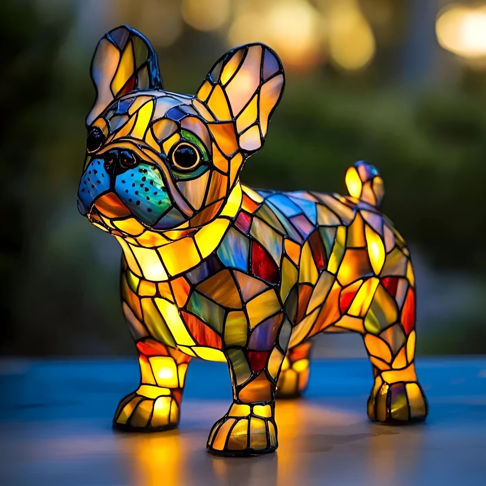 Animal Glow™ | Lampada Tiffany artigianale