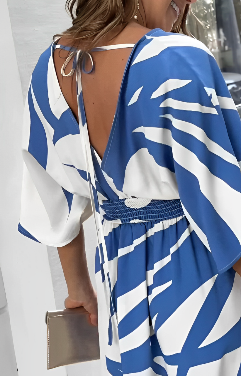 Zenova™ Grace | Grecia Klänning - 3/4 med ärmar