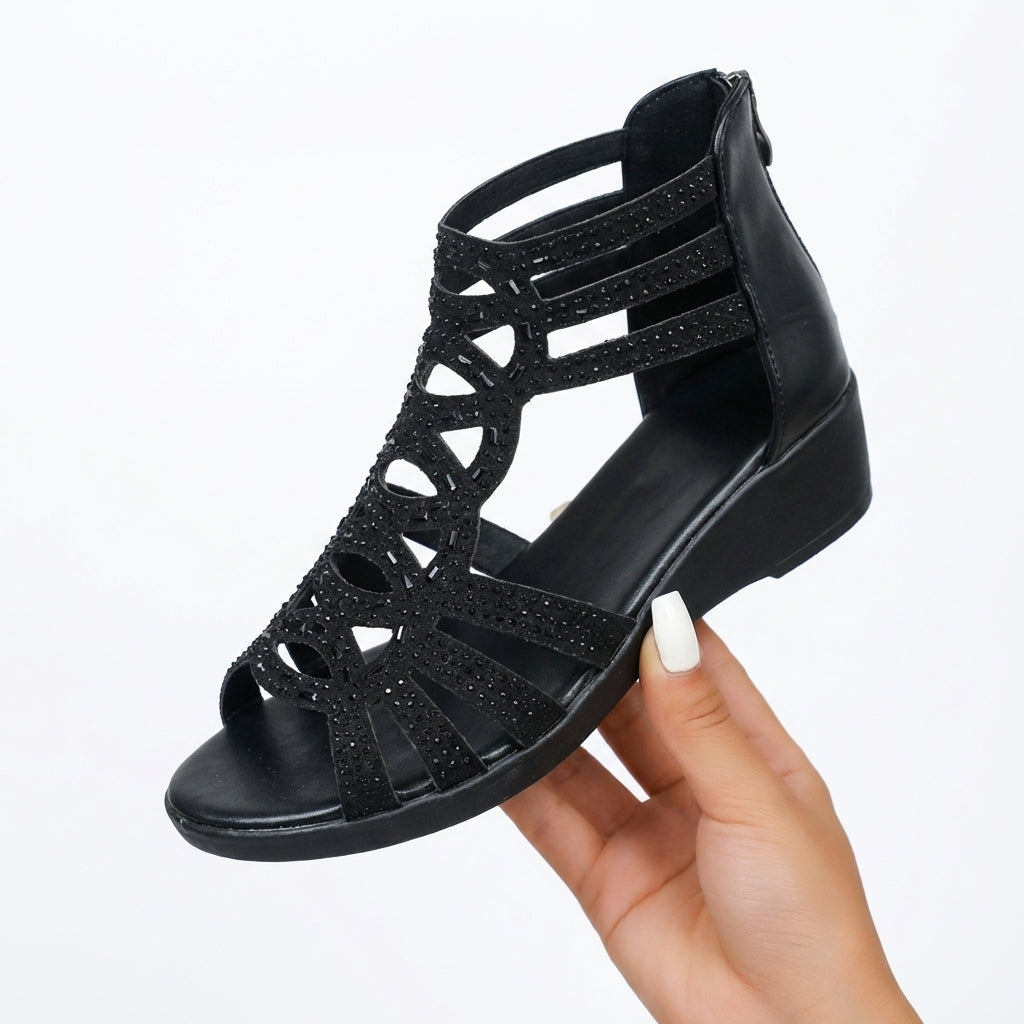 Yasmine | Sandalo con zeppa chic