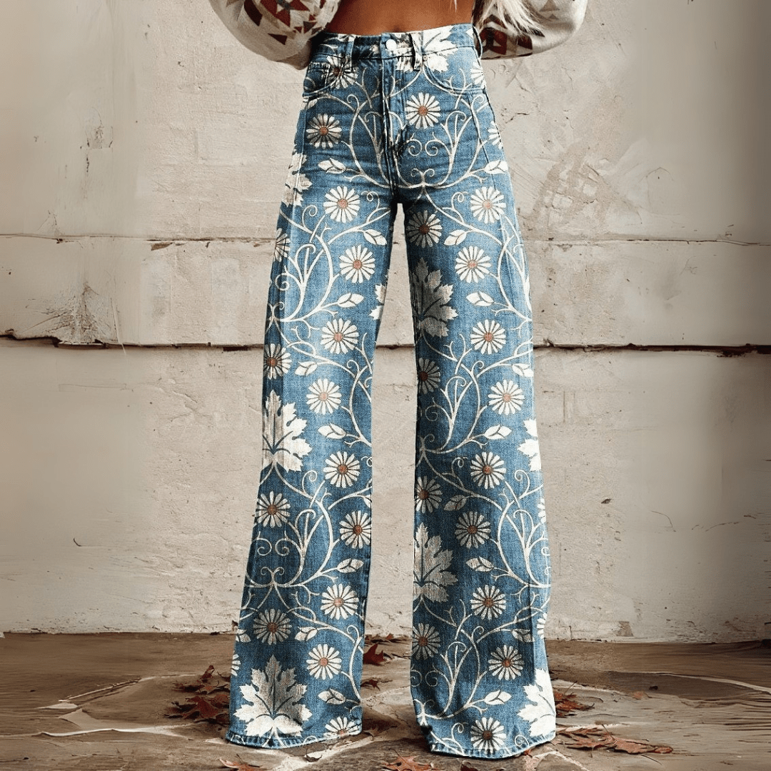 Zenova™ Gilly | Boho Vintage Fashion Byxor