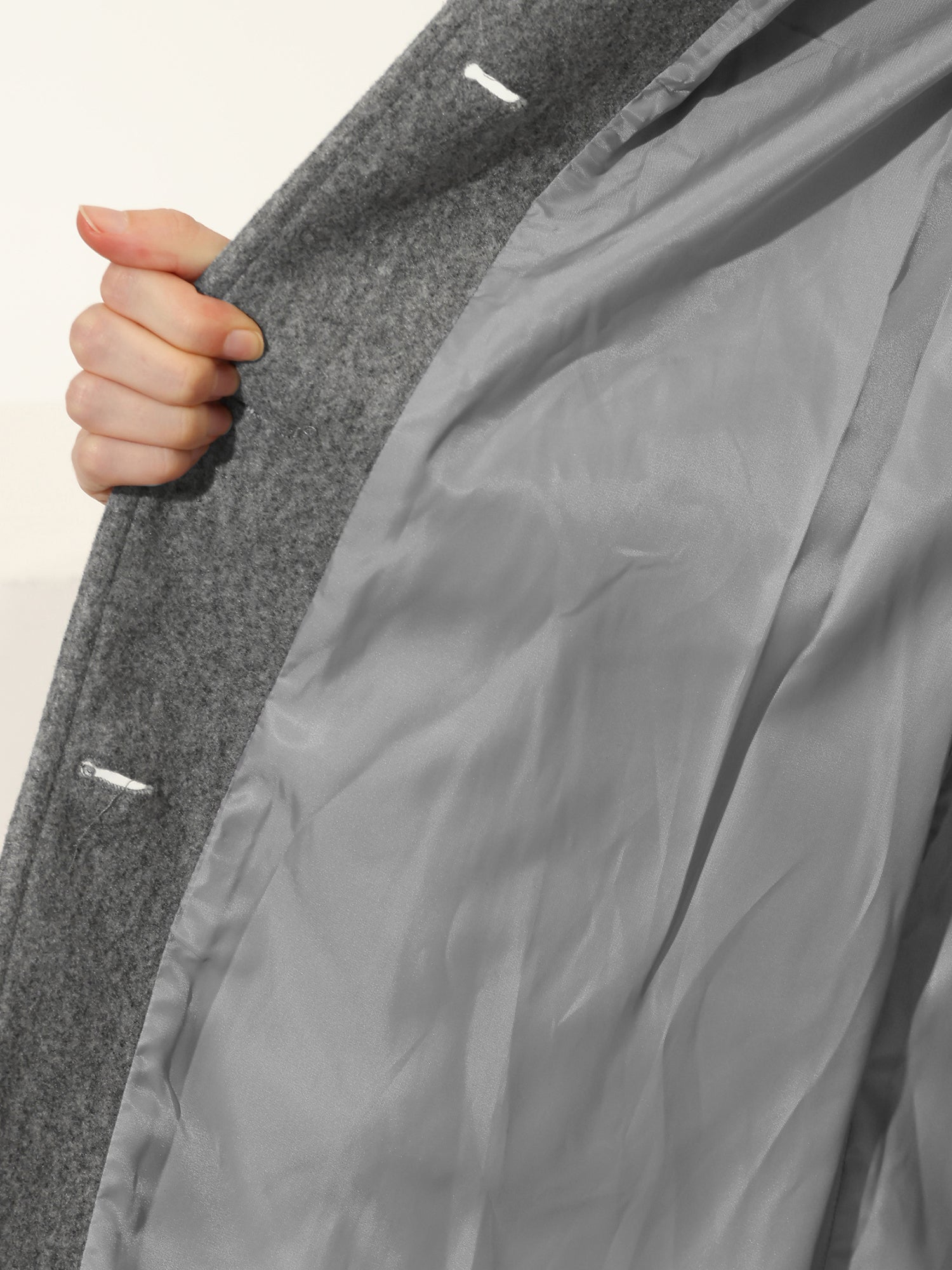 Zenova™ Bridgette| Cappotto Invernale da Donna con Bottoni