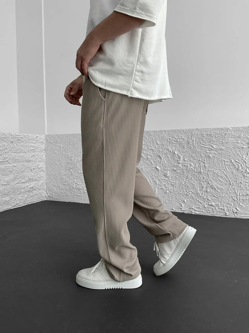 Zenova™ Sven | Essential Tapered Sweatpants med dragsko Grå